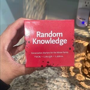 Random Knowledge Conversation Starters